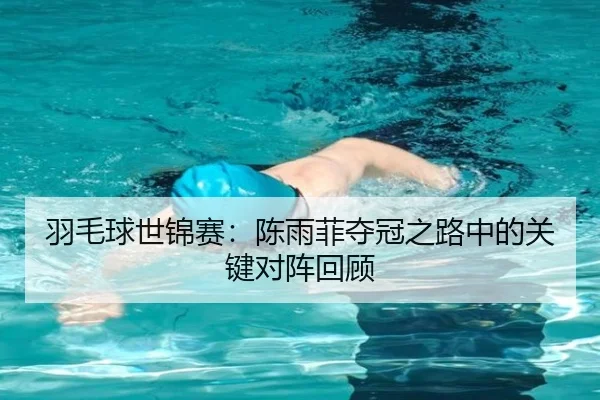 羽毛球世锦赛：陈雨菲夺冠之路中的关键对阵回顾 - PG